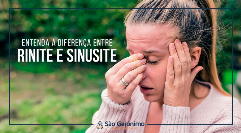 Entenda a diferença entre rinite e sinusite