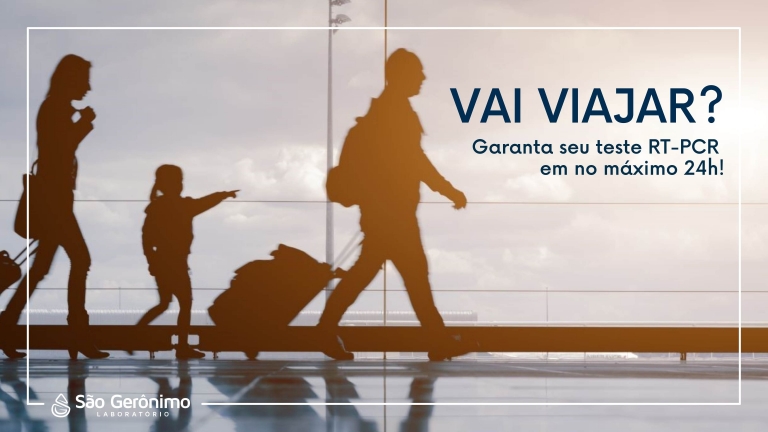 Vai viajar? Garanta seu teste RT-PCR em no máximo 24h!